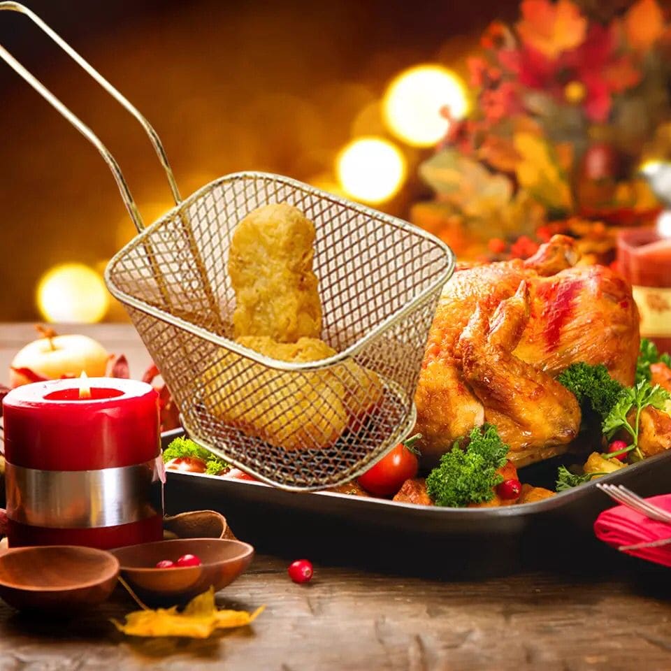 Stainless Steel Square French Fries Frying Basket, French Fries Colander Strainer, Stainless Steel Square Fried Food Filter, Mini Mesh Metal Square Colander Deep Frying Basket, Snack Strainer Cooking Tool Stainless Steel Square French Fries Frying Basket, French Fries Colander Strainer, Stainless Steel Square Fried Food Filter, Mini Mesh Metal Square Colander Deep Frying Basket, Snack Strainer Cooking Tool